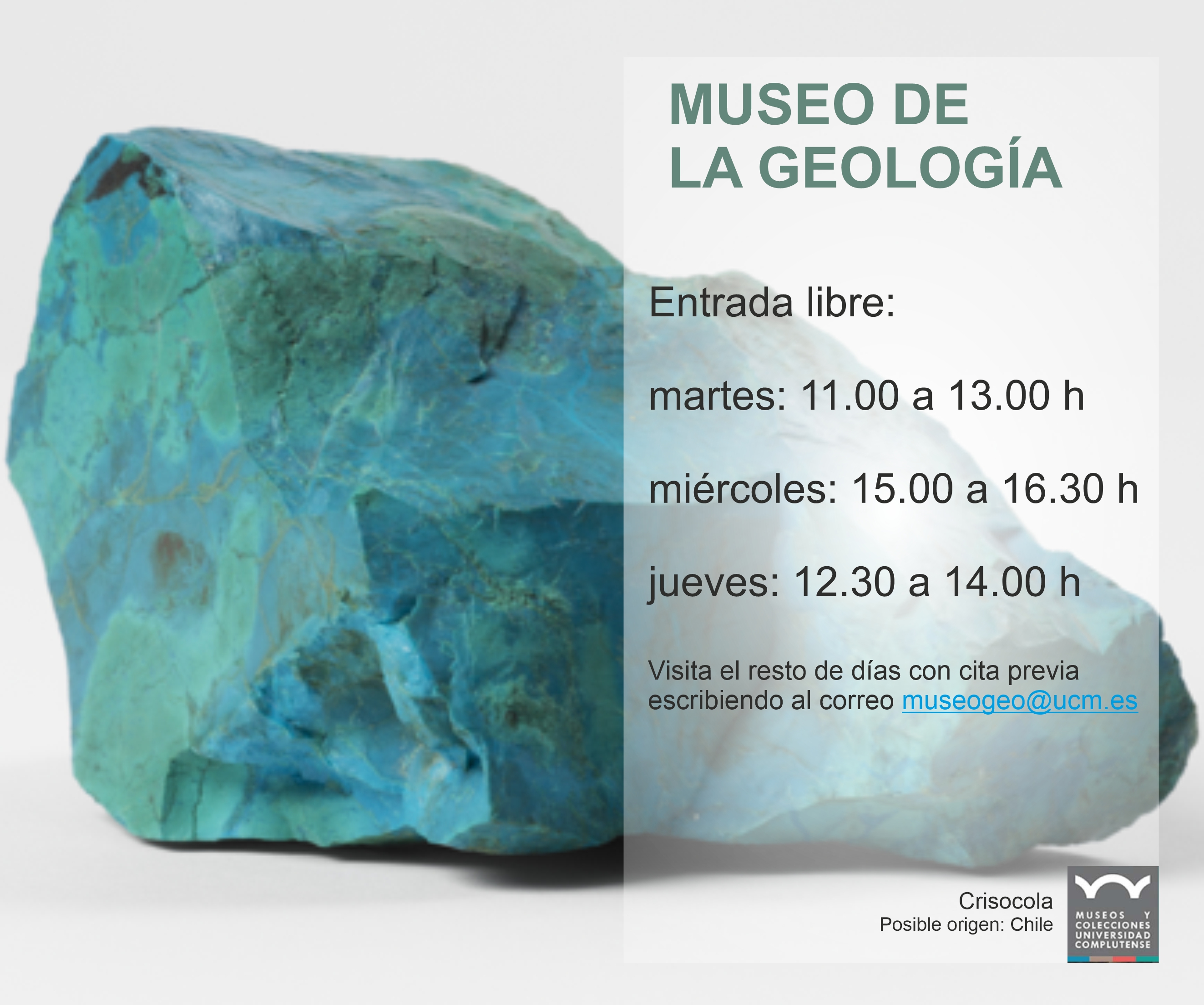 Visitas Museo de la Geología